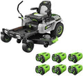 EGO Power+ Electric Riding Lawn Mower, 52" Deck with Zero Turn Radius, Includes (6) 56V 12.0Ah Batteries and Chargers – ZT5207L