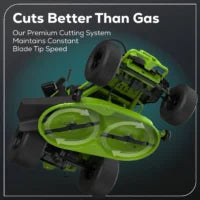 Greenworks 60V 42" Cordless Battery CrossoverT Riding Lawn Mowers