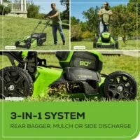 Greenworks 80V 21" Cordless Self-Propelled Lawn Mowers