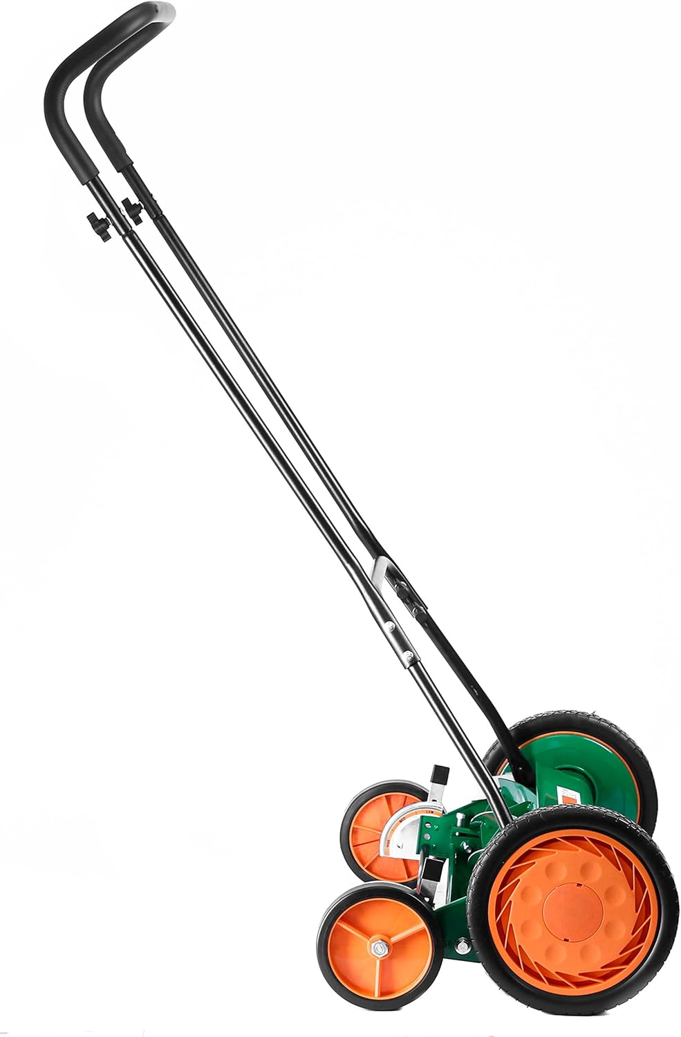 ULM Center GreenEdge 20” Manual Push Reel Lawn Mower – 5 Precision Blade Classic Mower for Smooth Lawn Cutting, Lightweight Hand Push Grass Cutter - Decindoor