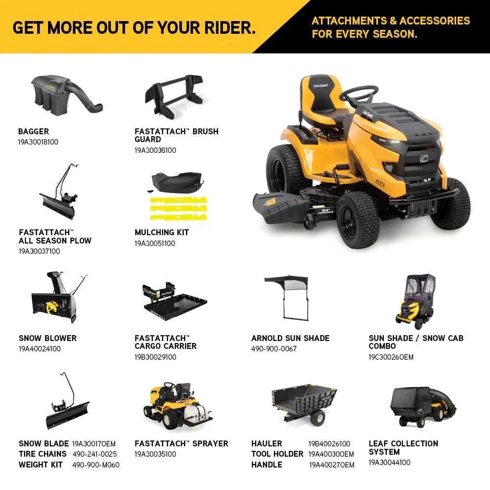 Cub Cadet XT1 GT54 Riding Lawn Mowers
