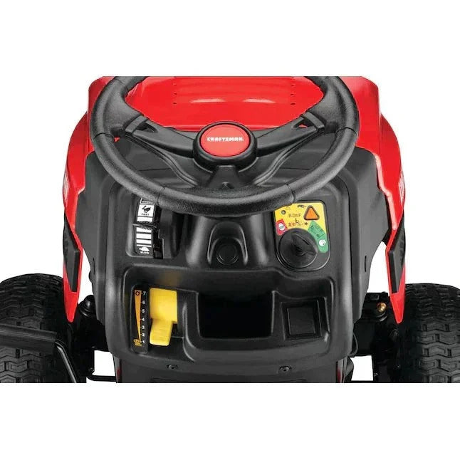 CRAFTSMAN T110 42-Inch 17.5 HP Gas Riding Lawn Tractor with 7-Speed Manual Transmission